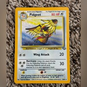 Pidgeot holo Pokemon card